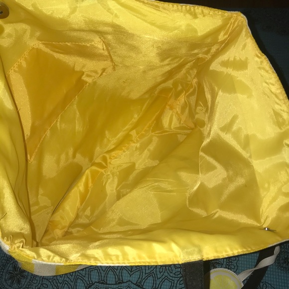 🦋 Beach 🏖 Tote 🔥”squeeze the day” 🍋 NWOT - Picture 3 of 3